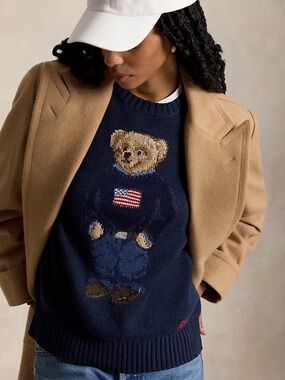 Polo Ralph Lauren Polo Bear Cotton-Linen Sweater